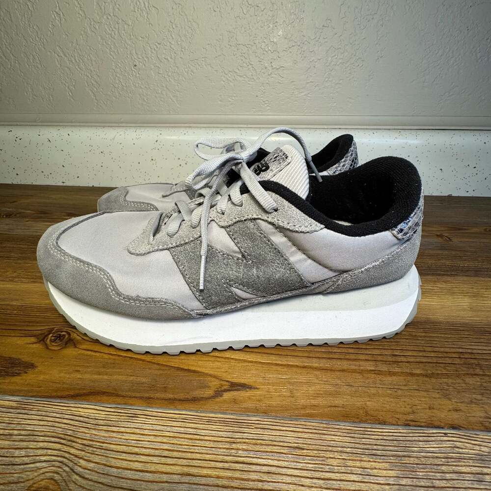 New Balance 237 Sea Salt Grey Snakeskin Women's Size 8